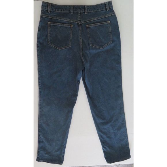 St. John Sport by Marie Gray Women's Sz 12 Dark Blue High Rise Jeans - Picture 2 of 10